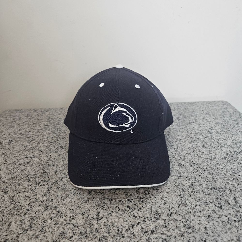 Penn State Nittany Lions Hat Cap College Navy Signatures Brand Adjustable